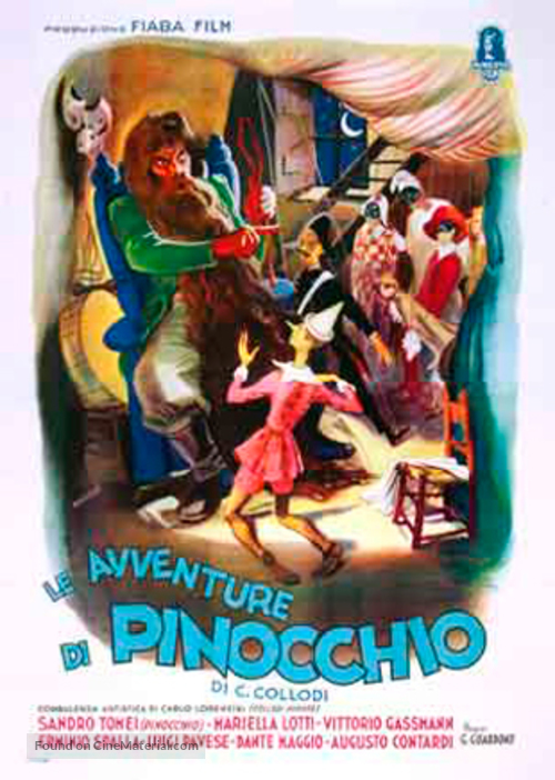Le avventure di Pinocchio - Italian Movie Poster
