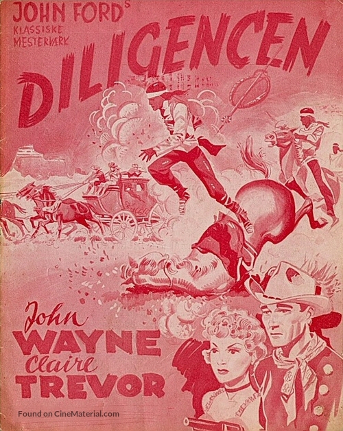 Stagecoach - Danish Movie Poster