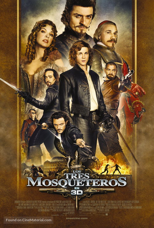 The Three Musketeers - Uruguayan Movie Poster