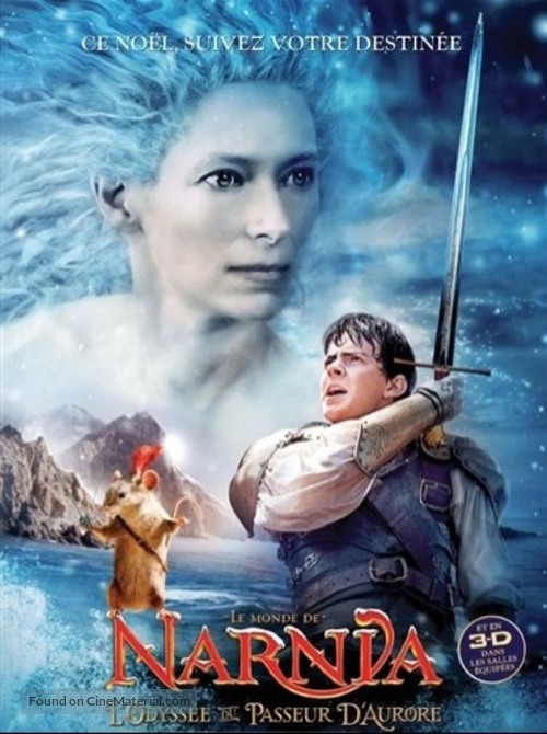 The Chronicles of Narnia: The Voyage of the Dawn Treader - French Movie Poster