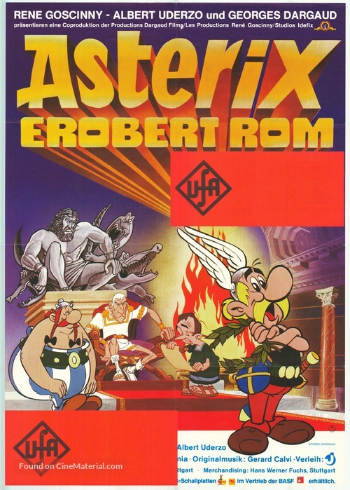 Les douze travaux d&#039;Ast&eacute;rix - German Movie Poster