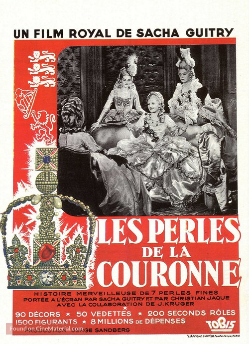 Les perles de la couronne - French Movie Poster