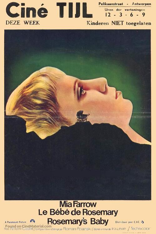 Rosemary&#039;s Baby - Belgian Movie Poster