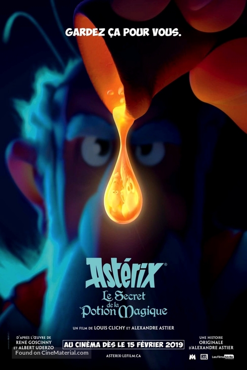 Ast&eacute;rix: Le secret de la potion magique - Canadian Movie Poster