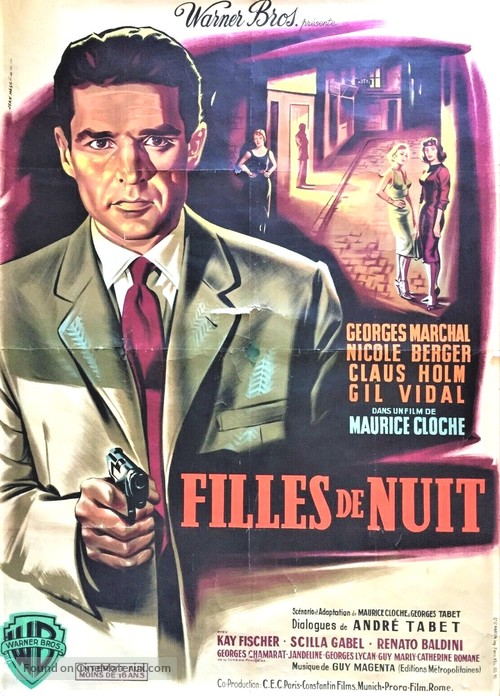 Filles de nuit - French Movie Poster