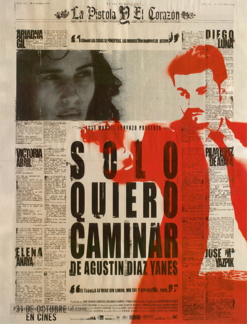 S&oacute;lo quiero caminar - Spanish Movie Poster