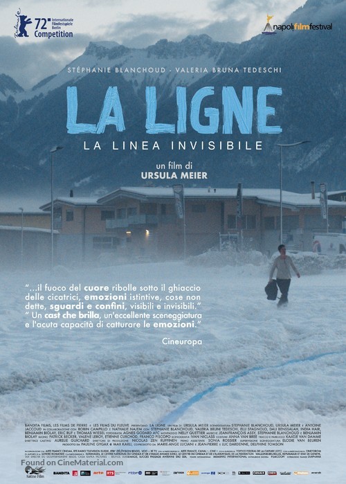 La ligne - Italian Movie Poster