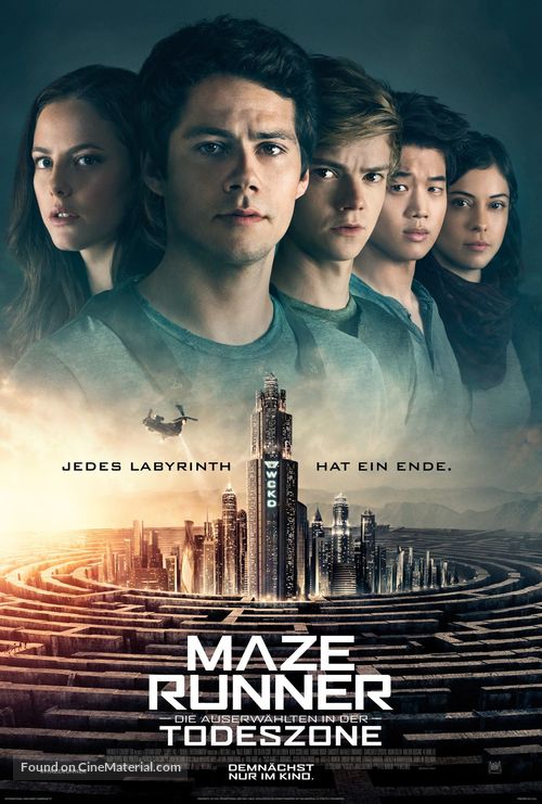 Maze Runner: The Death Cure - Austrian Movie Poster
