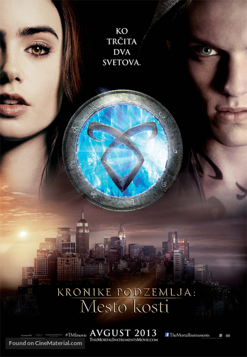 The Mortal Instruments: City of Bones - Slovenian Movie Poster