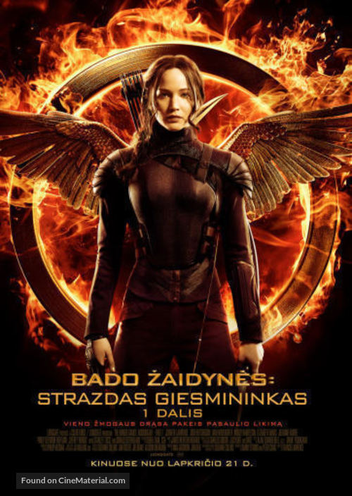 The Hunger Games: Mockingjay - Part 1 - Lithuanian Movie Poster