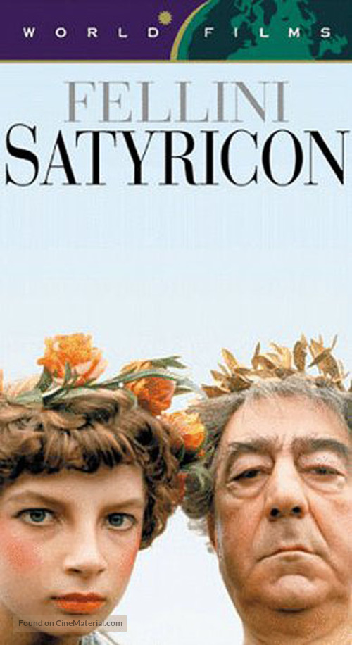 Fellini - Satyricon - VHS movie cover