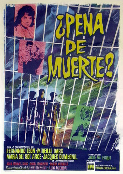 &iquest;Pena de muerte? - Spanish Movie Poster