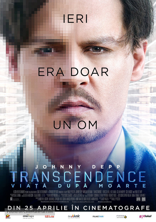 Transcendence - Romanian Movie Poster
