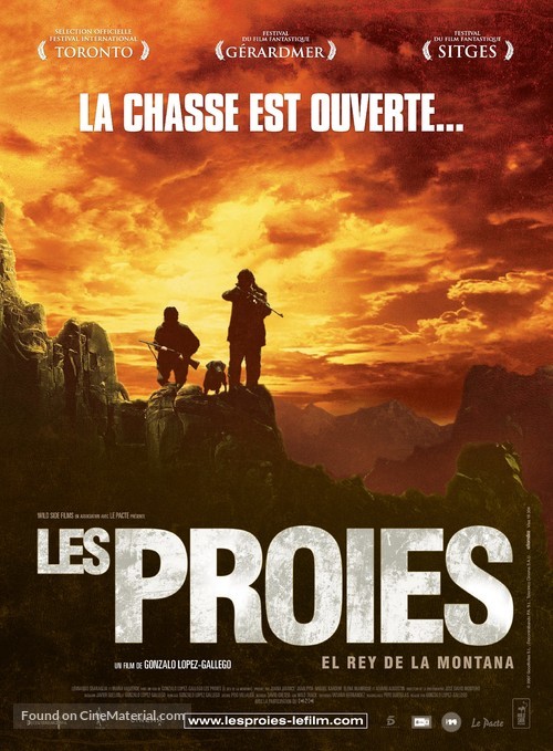 El rey de la monta&ntilde;a - French Movie Poster