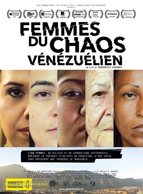 Women of Venezuelan Chaos - French Movie Poster