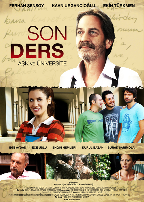 Son ders - Turkish poster