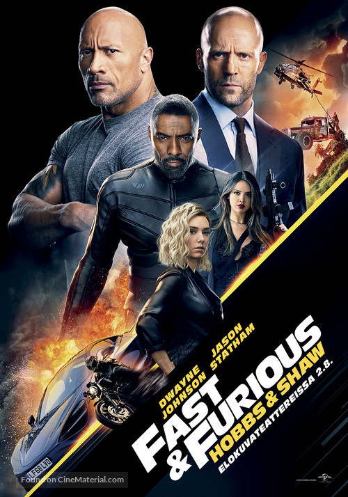 Fast &amp; Furious Presents: Hobbs &amp; Shaw - Finnish Movie Poster