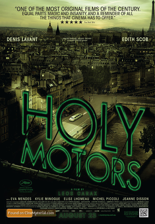 Holy Motors - Australian Movie Poster