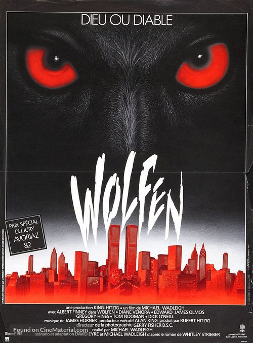 Wolfen - French Movie Poster