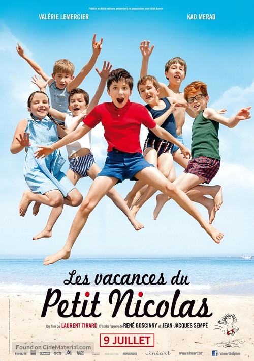 Les vacances du petit Nicolas - Belgian Movie Poster