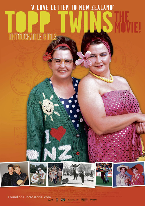 The Topp Twins: Untouchable Girls - New Zealand Movie Poster