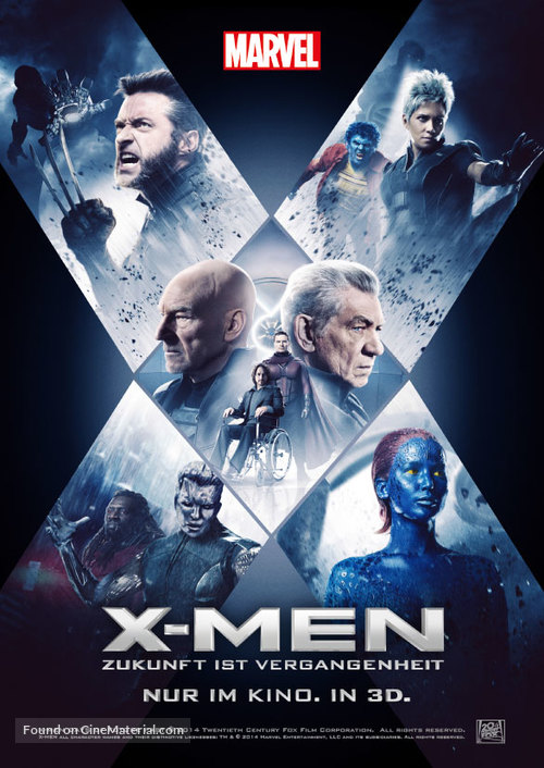 X-Men: Days of Future Past - German Movie Poster