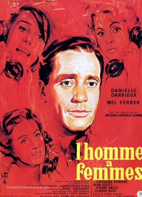 L&#039;homme &agrave; femmes - French Movie Poster