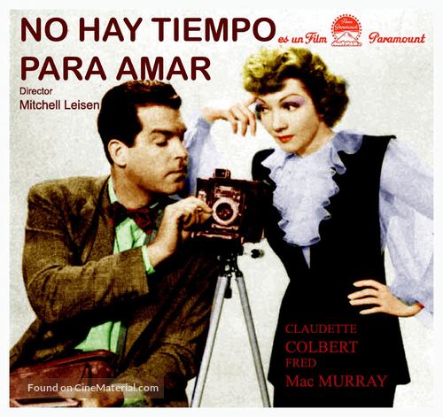 No Time for Love - Spanish Movie Poster