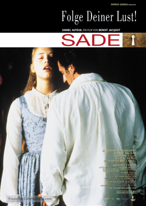 Sade - German Movie Poster