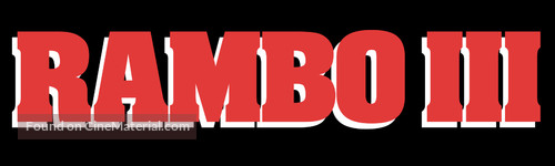 Rambo III - Logo