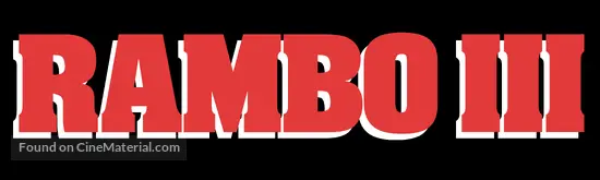 Rambo III (1988) logo