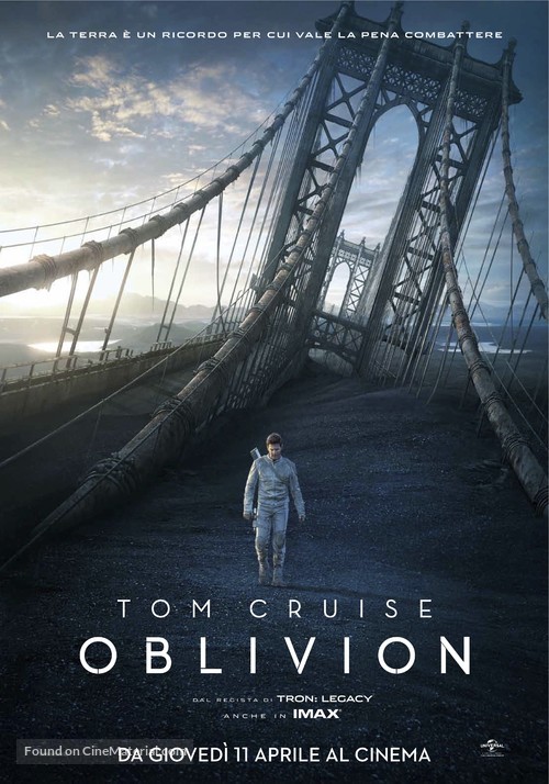 Oblivion - Italian Movie Poster