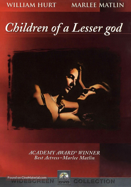Children of a Lesser God - DVD movie cover