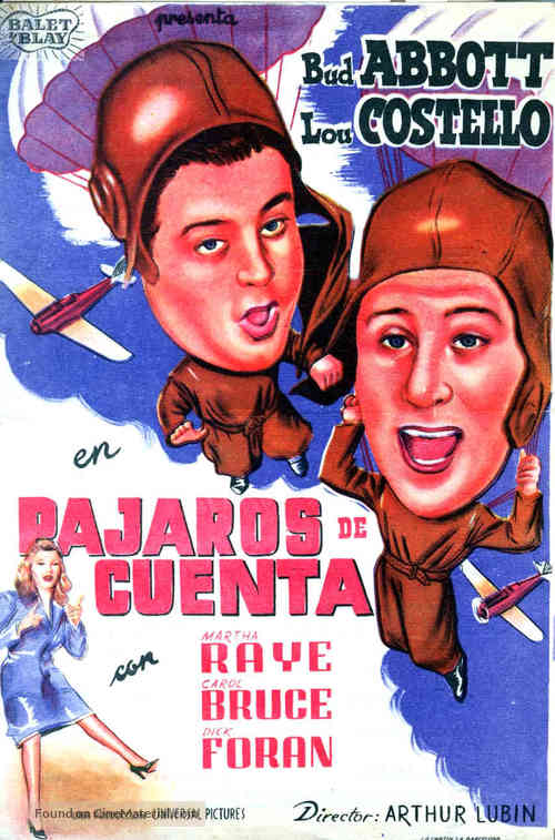 Keep &#039;Em Flying - Spanish Movie Poster