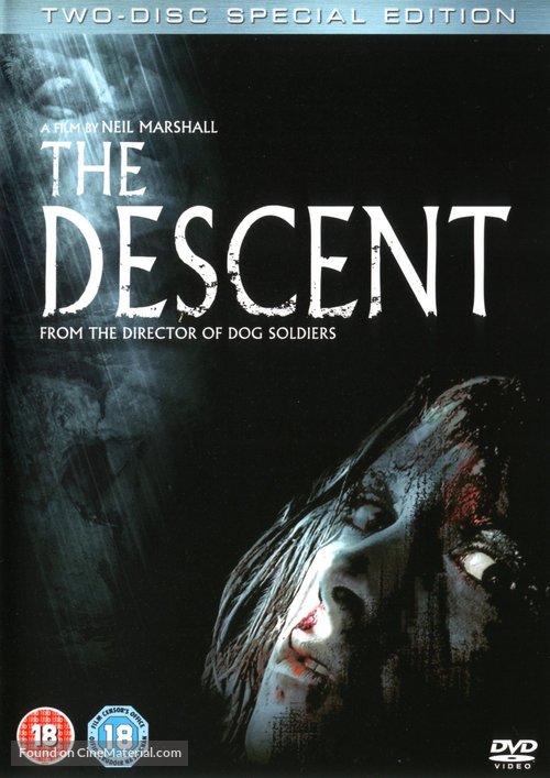 The Descent - British DVD movie cover