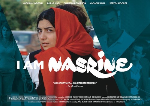 I Am Nasrine - British Movie Poster