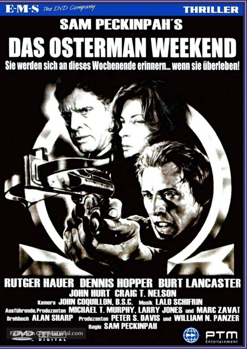 The Osterman Weekend - German DVD movie cover