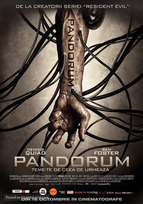 Pandorum - Romanian Movie Poster