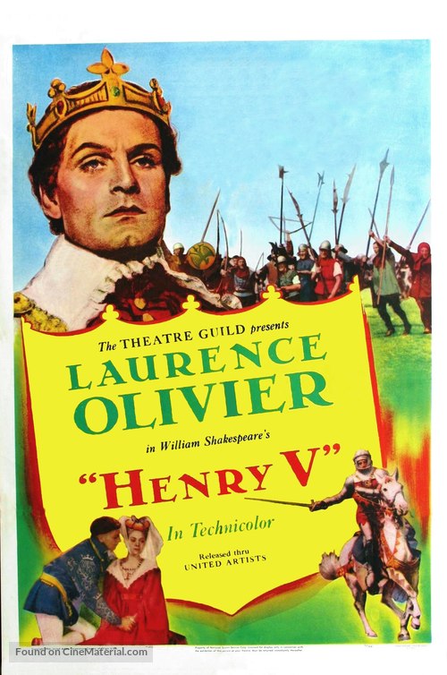 The Chronicle History of King Henry the Fifth with His Battell Fought at Agincourt in France - Movie Poster