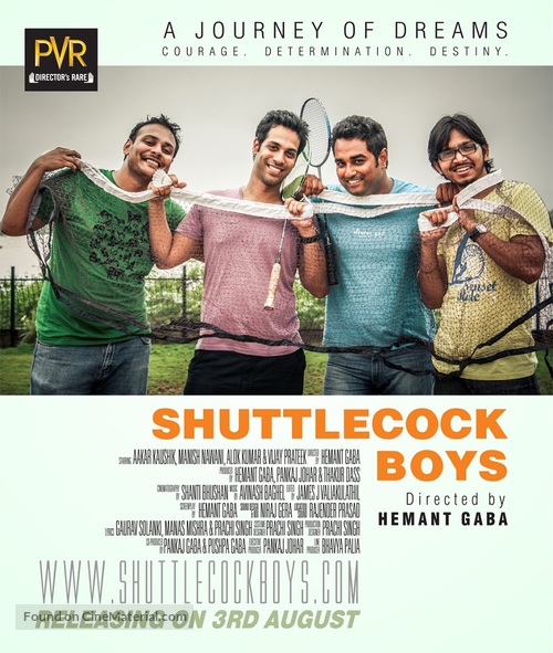 Shuttlecock Boys - Indian Movie Poster