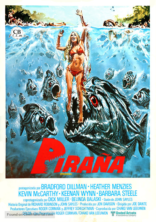 Piranha - Spanish Movie Poster