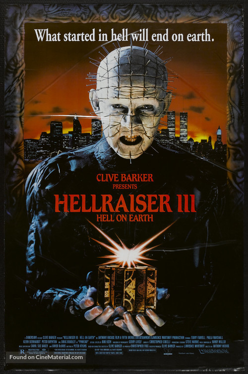 Hellraiser III: Hell on Earth - Movie Poster