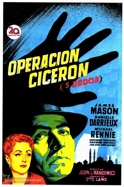 5 Fingers - Spanish Movie Poster