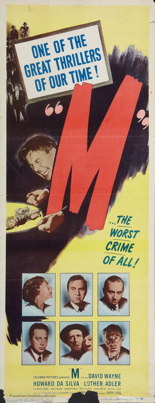 M - Movie Poster