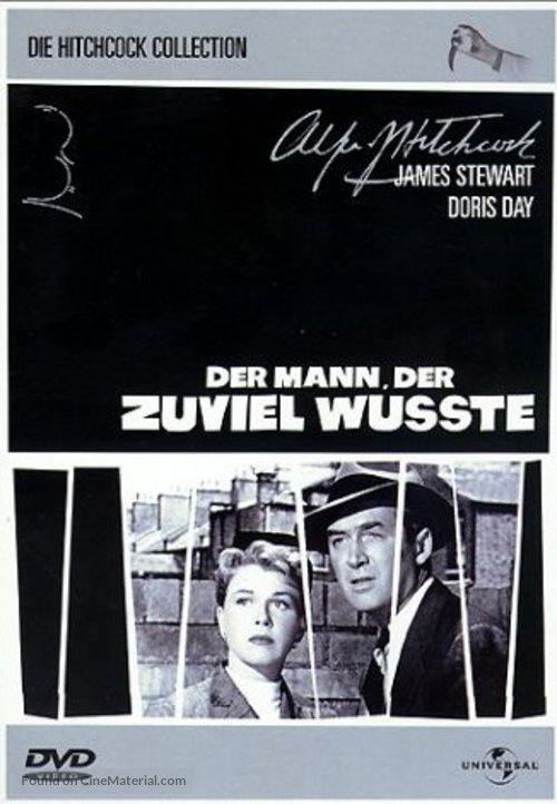 The Man Who Knew Too Much - German DVD movie cover