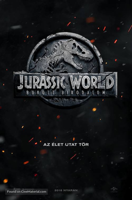 Jurassic World: Fallen Kingdom - Hungarian Movie Poster