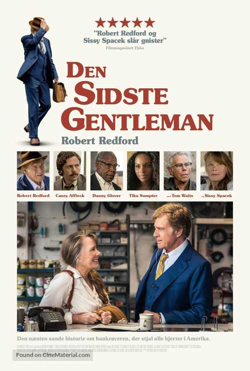 Old Man and the Gun - Danish Movie Poster