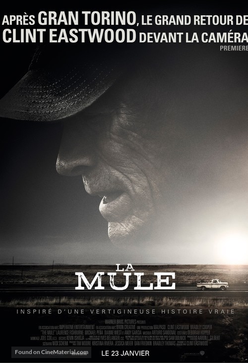The Mule - French Movie Poster
