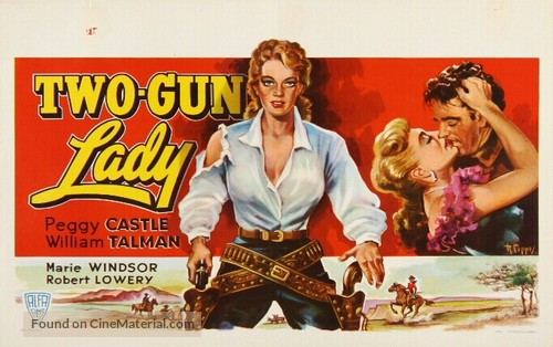 Two-Gun Lady - Belgian Movie Poster