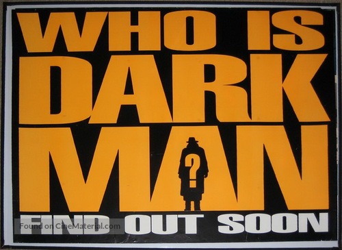 Darkman - British Movie Poster